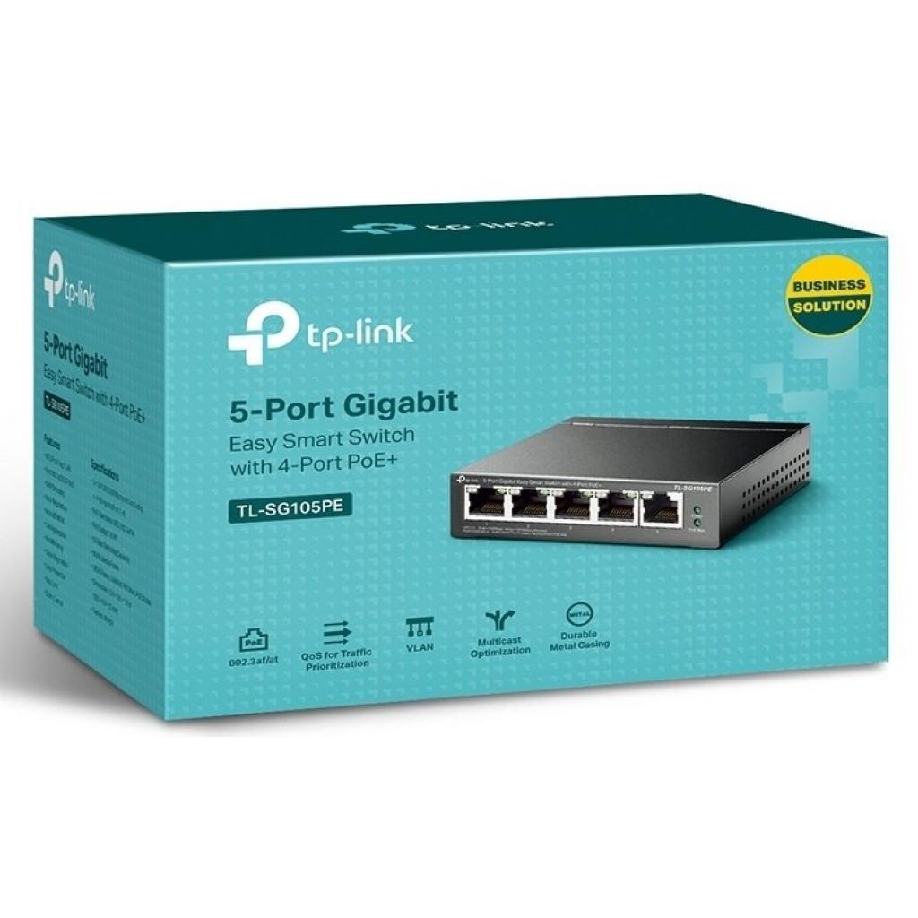 Комутатор мережевий TP-Link TL-SG105PE - зображення 4