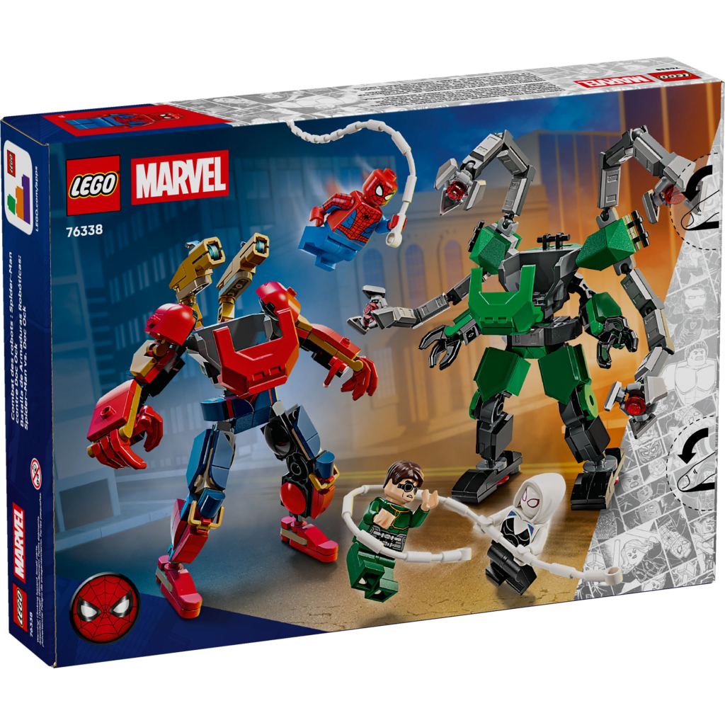 Конструктор LEGO Super Heroes Битва роботів: Людина-павук vs. Доктор Восьминог (76338) - зображення 6