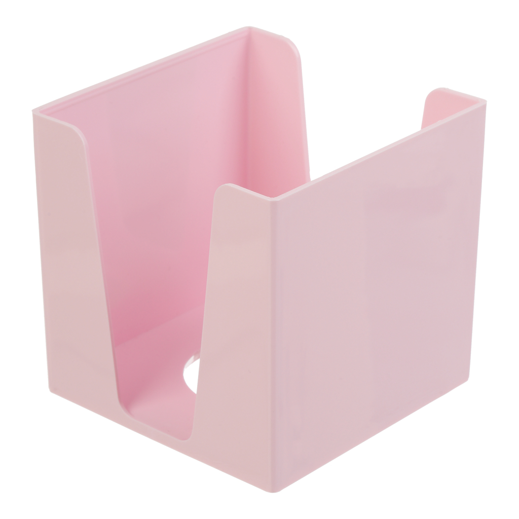 Підставка-куб для листів і паперів Buromax 90х90х90 мм, рожевий (BM.6360-10) - зображення 1