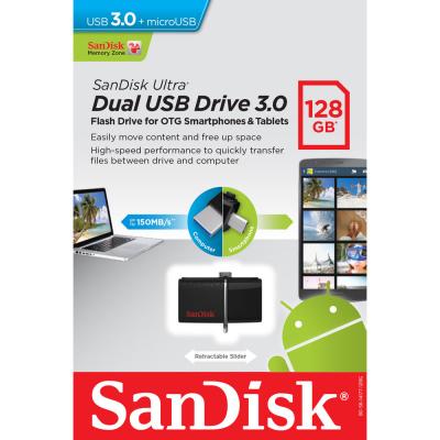 USB флеш накопичувач SanDisk 128GB Ultra Dual Drive USB 3.0 OTG (SDDD2-128G-GAM46) - зображення 8