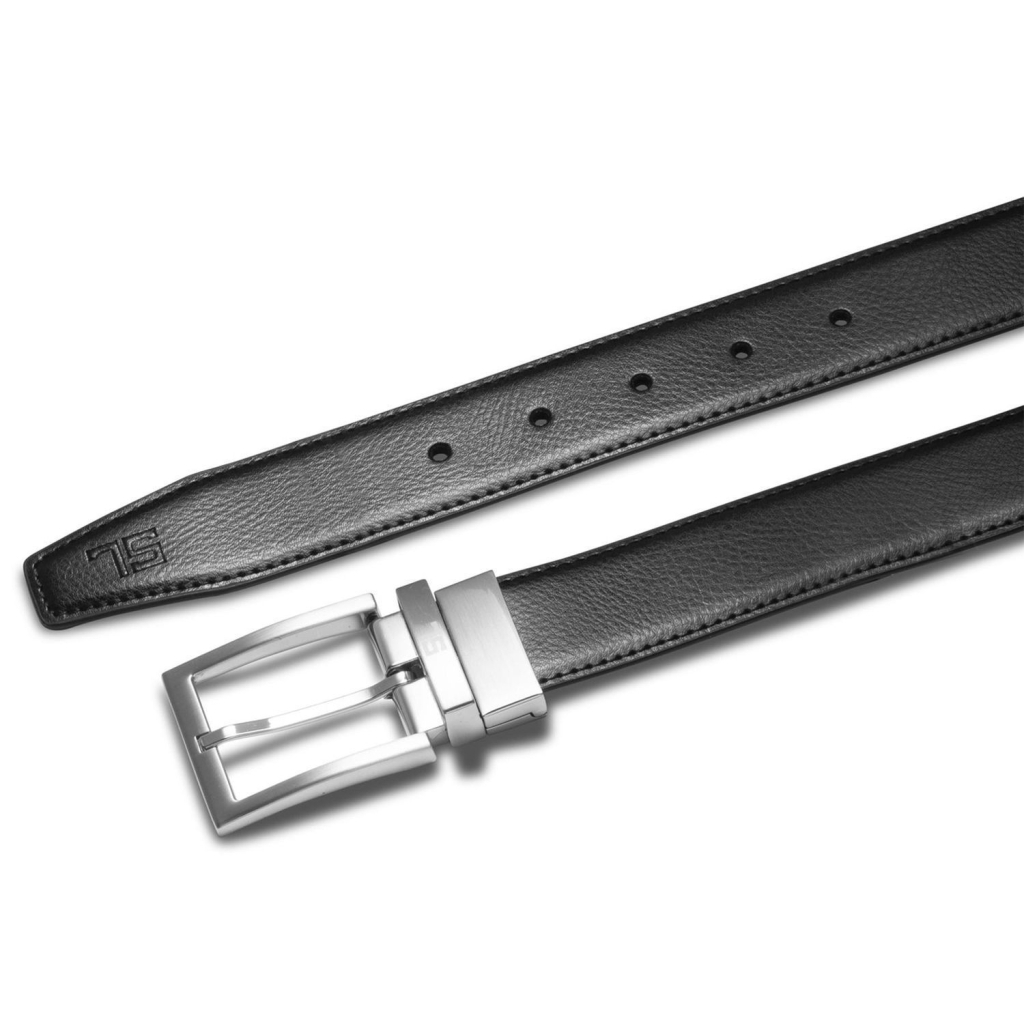 Ремінь Semi Line Чоловічий Шкіряний Black/Brown (DAS303123) - зображення 3