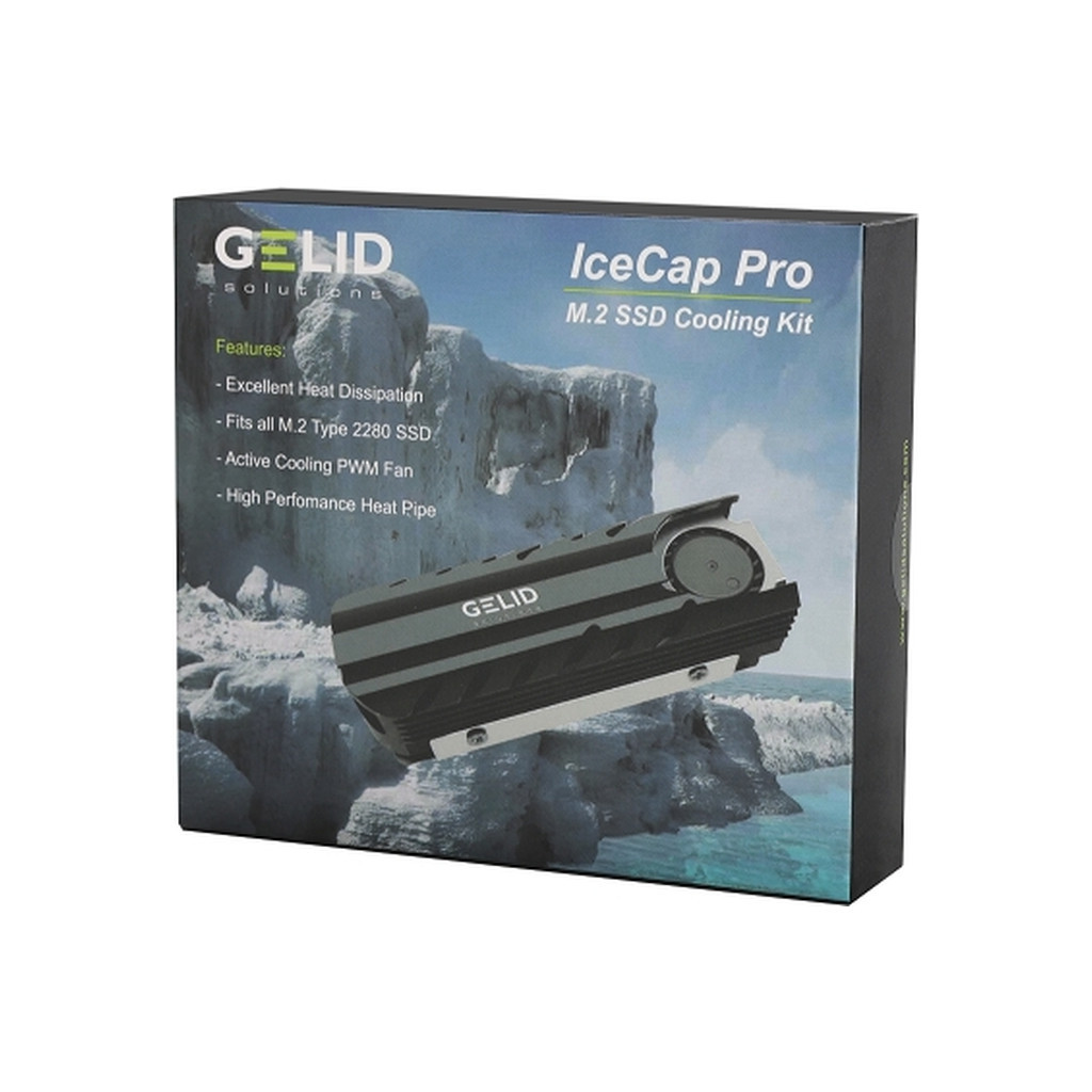 Радіатор охолодження Gelid Solutions IceCap Pro M.2 SSD (HS-M2-SSD-22) - зображення 6