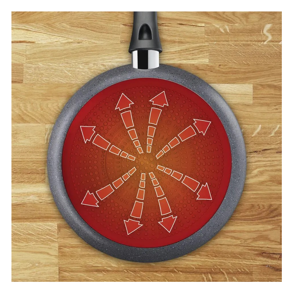 Сковорода Tefal Cook Natural, 24см, алюміній, бакеліт, сірий (B5790402) - зображення 5