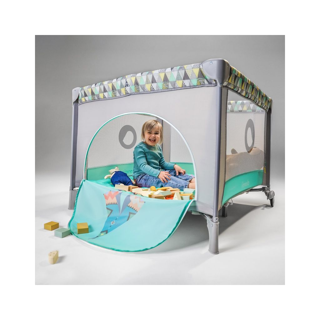Дитячий манеж Lionelo LENE Grey Scandi (LO-LENE GREY SCANDI) - зображення 2
