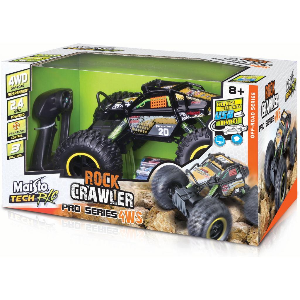 Радіокерована іграшка Maisto Tech Rock Crawler Pro чорний (81334 black) - зображення 3