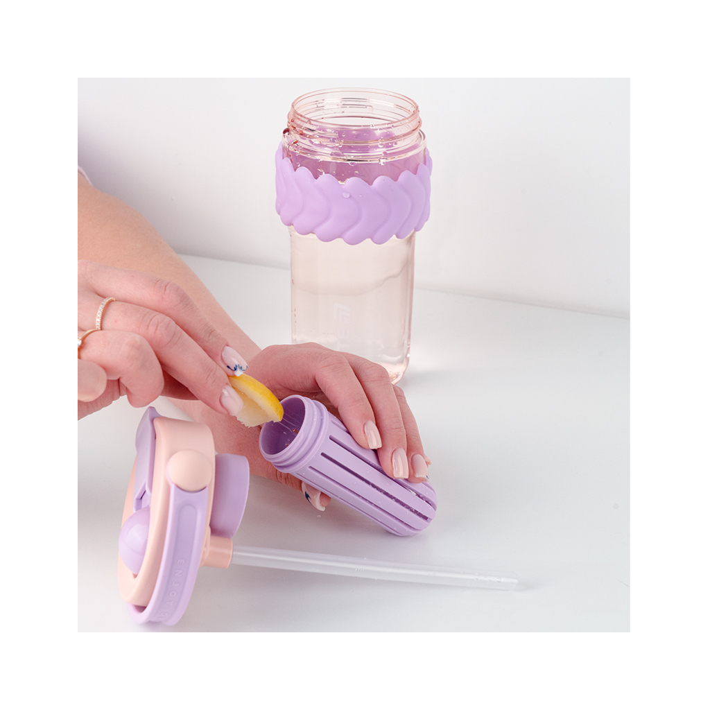 Пляшка для води Kite 900 мл лілово-рожевий (K25-1231-2) - зображення 6