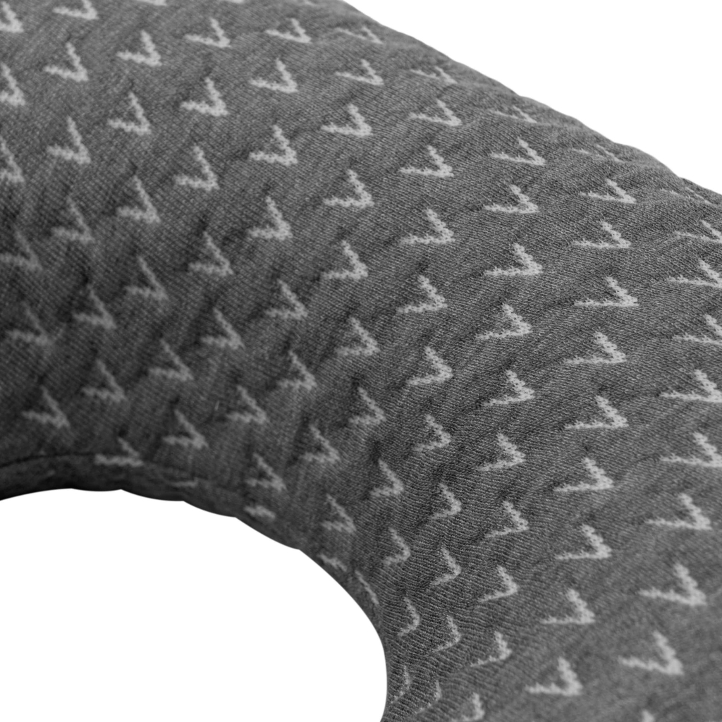 Подушка Ardesto ортопедична Sleepwell Travel, для шиї, піна меморі 34х29х10см сірий (ART3429NEP) - зображення 4