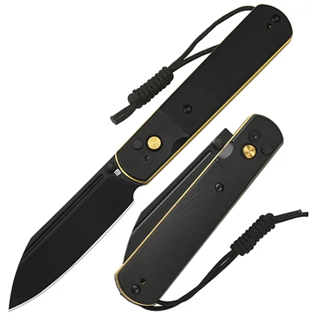 Ніж Artisan Holm AR-RPM9 Black PVD Steel+Black G10 Inlay Gold (1875P-BG) - зображення 7