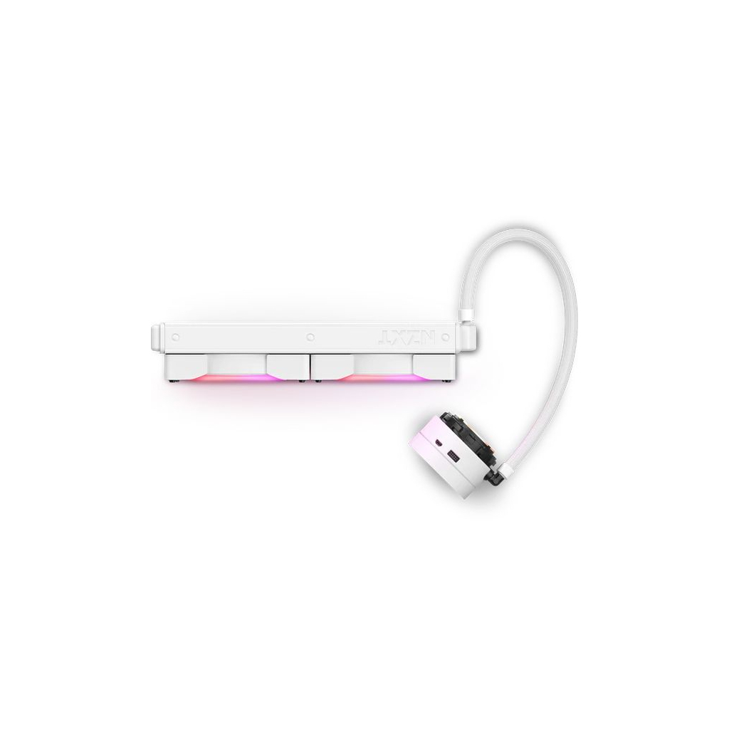 Система рідинного охолодження NZXT Kraken X63 White RGB Fans (RL-KRX63-RW) - изображение 2