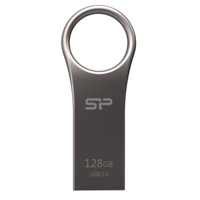 USB флеш накопичувач Silicon Power 128GB Jewel J80 Titanium USB 3.0 (SP128GBUF3J80V1T) - зображення 1
