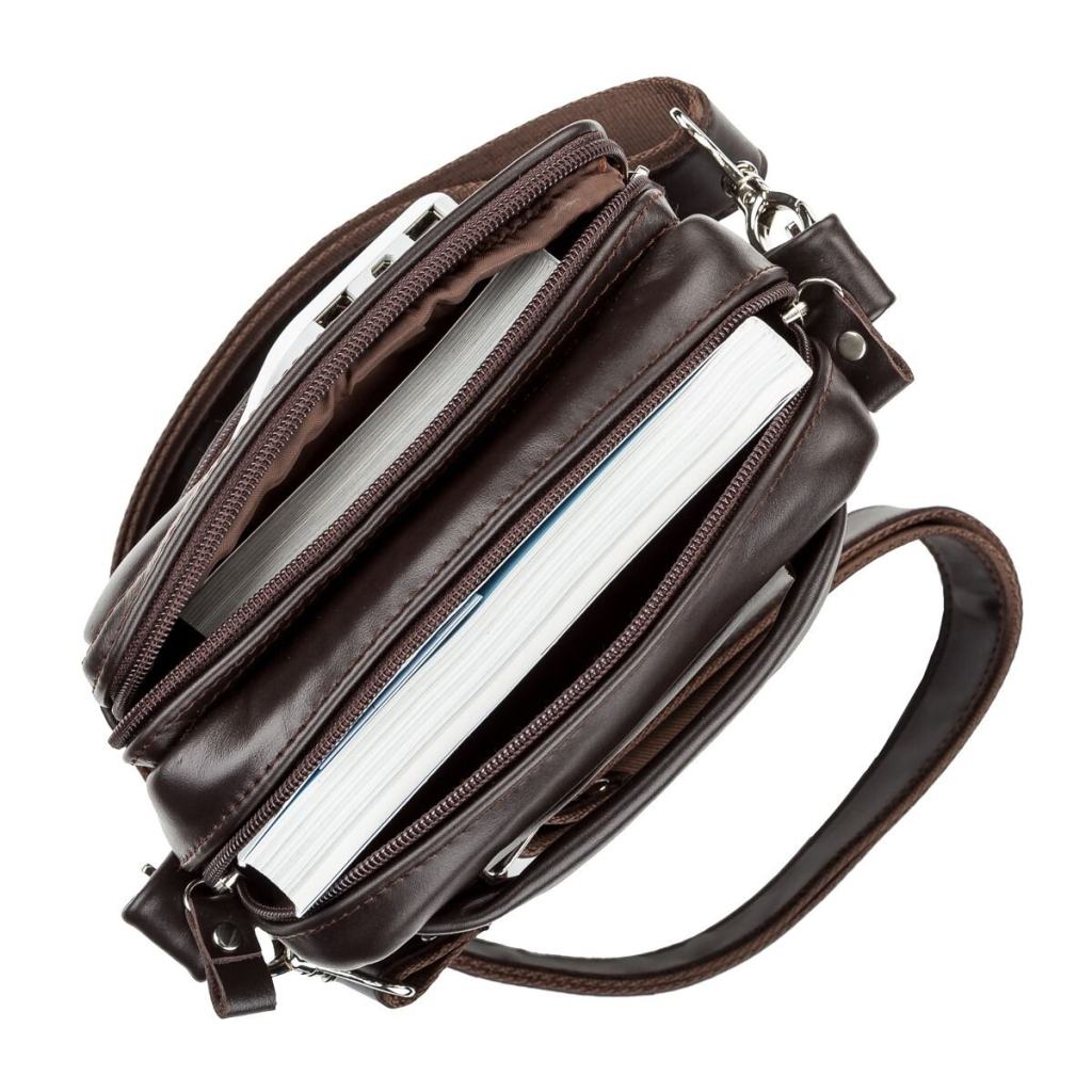 Сумка Shvigel Шкіряна Коричнева (11125) - зображення 4