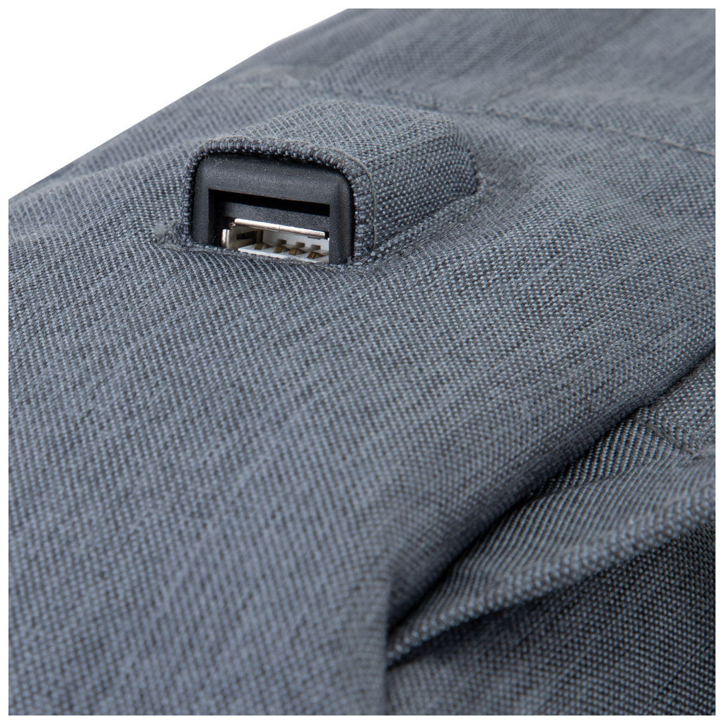 Рюкзак для ноутбука RivaCase 15.6" 7562 dark grey anti-theft (7562DarkGrey) - зображення 12