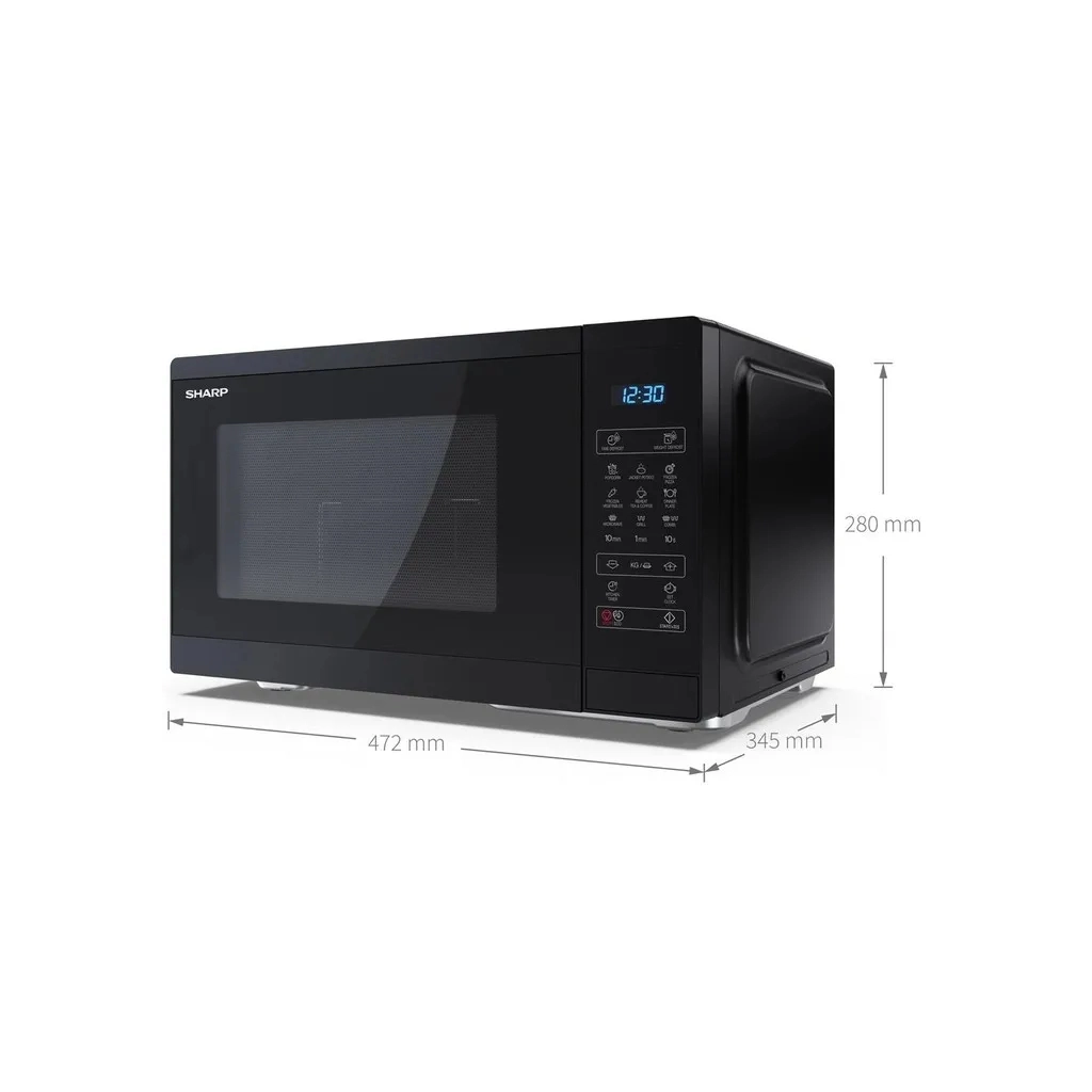 Мікрохвильова піч Sharp YC-MG252AE-B - зображення 5