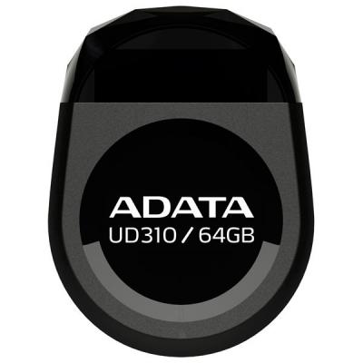 USB флеш накопичувач ADATA 64GB UD310 Black USB 2.0 (AUD310-64G-RBK) - зображення 1