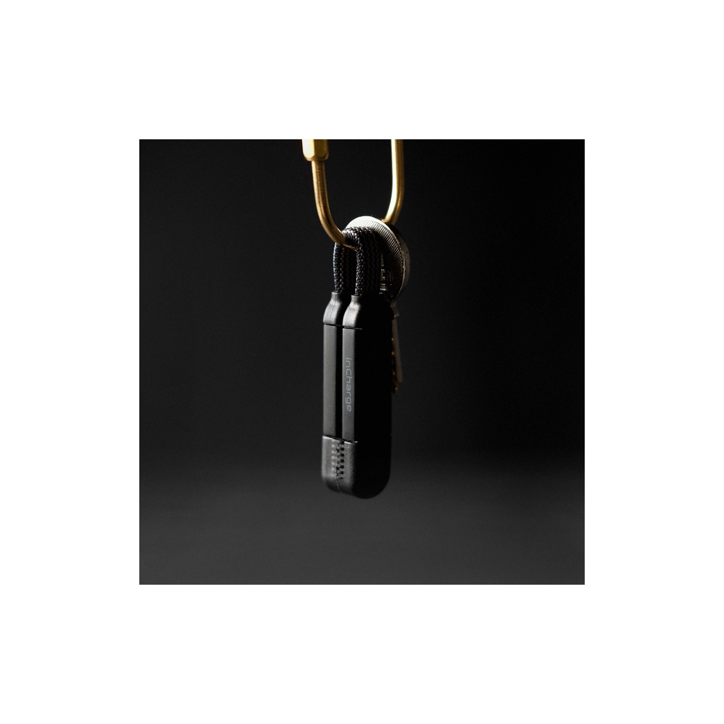 Дата кабель 6in1 inCharge X 0,14m 100W black Rolling Square (X01WR) - зображення 4