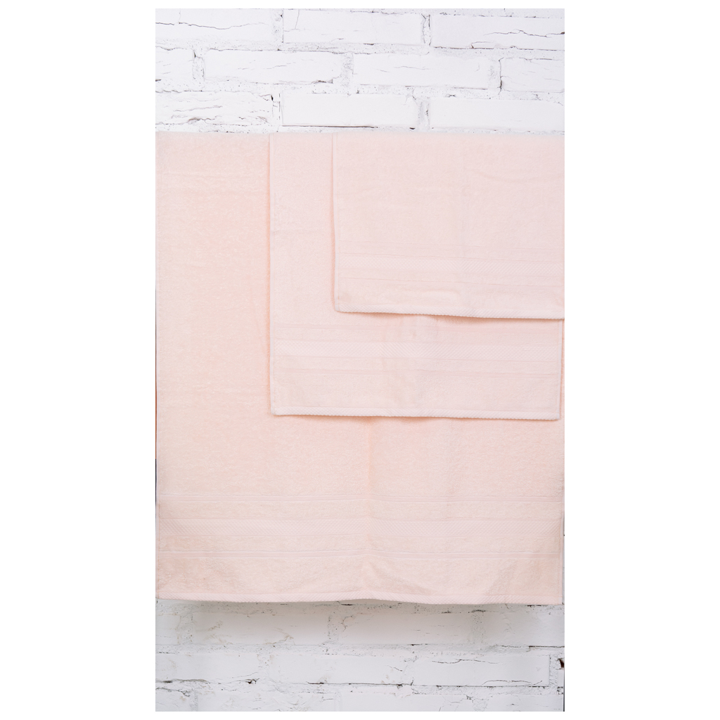 Рушник MirSon набір банний 5010 SoftNess Peach 50x90, 70x140, 100x150 (2200003182705) - зображення 2