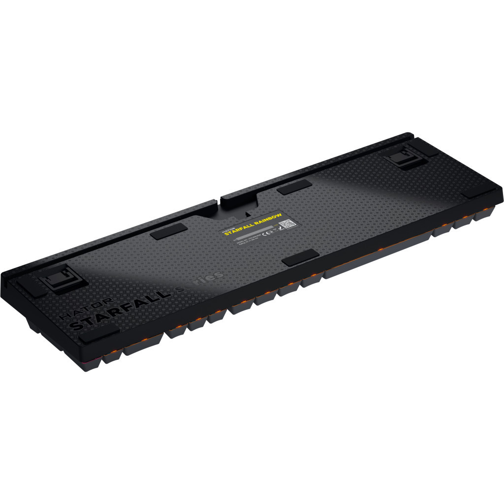 Клавіатура Hator Starfall Rainbow Origin Red USB Black/Grey (HTK-608-BBG) - зображення 6