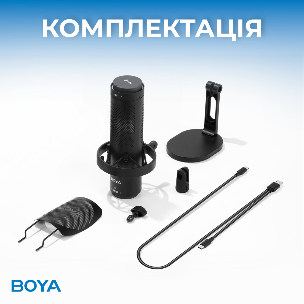 Мікрофон Boya K9 RGBType-C/3,5 мм Black (BOYA K9) - изображение 17