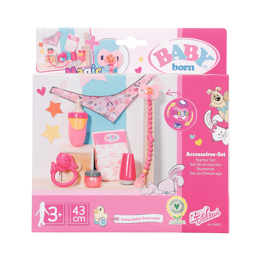 Аксесуар до ляльки Zapf Baby Born - Ніжна турбота з чарівною пустушкою (832851) - зображення 3