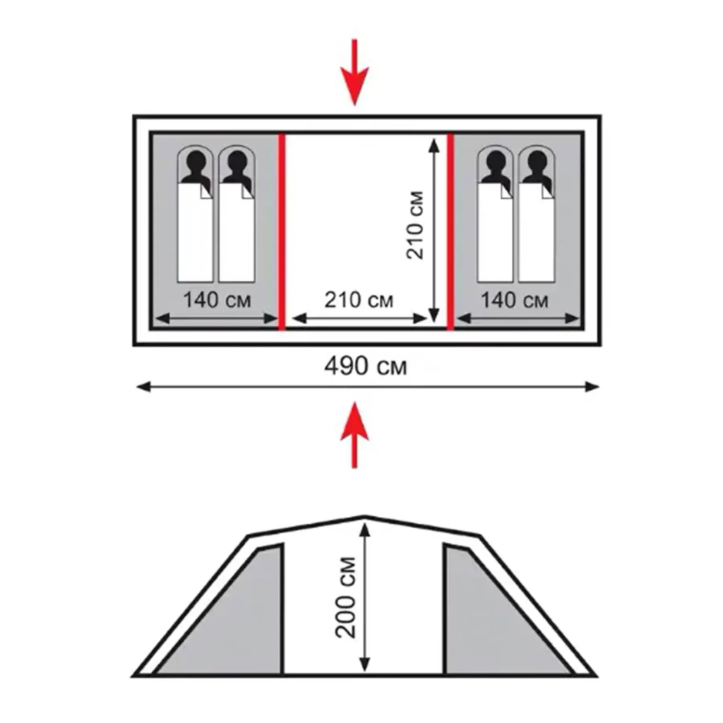 Намет Totem Hurone 4 (v2) (UTTT-025) - зображення 2