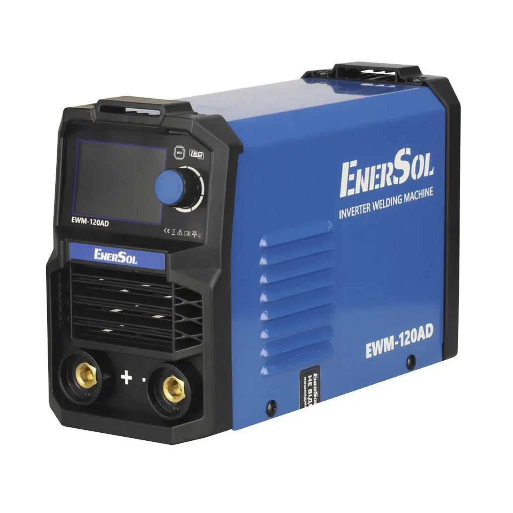 Зварювальний апарат Enersol інверторний, 20-120 A, 5.1 кВт, 2.8 кг (EWM-120AD) - изображение 1