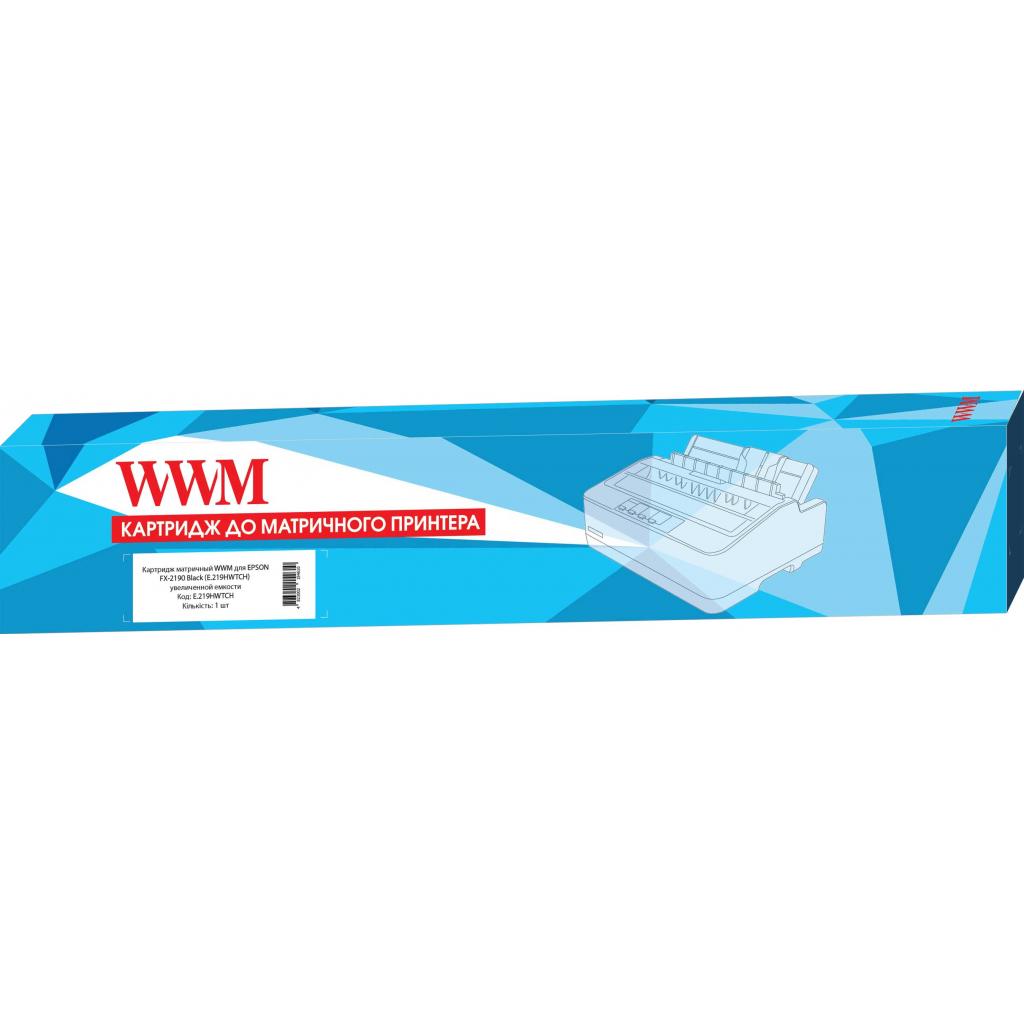 Картридж WWM EPSON FX-2190 Black XL (E.219HWTCH) - изображение 1