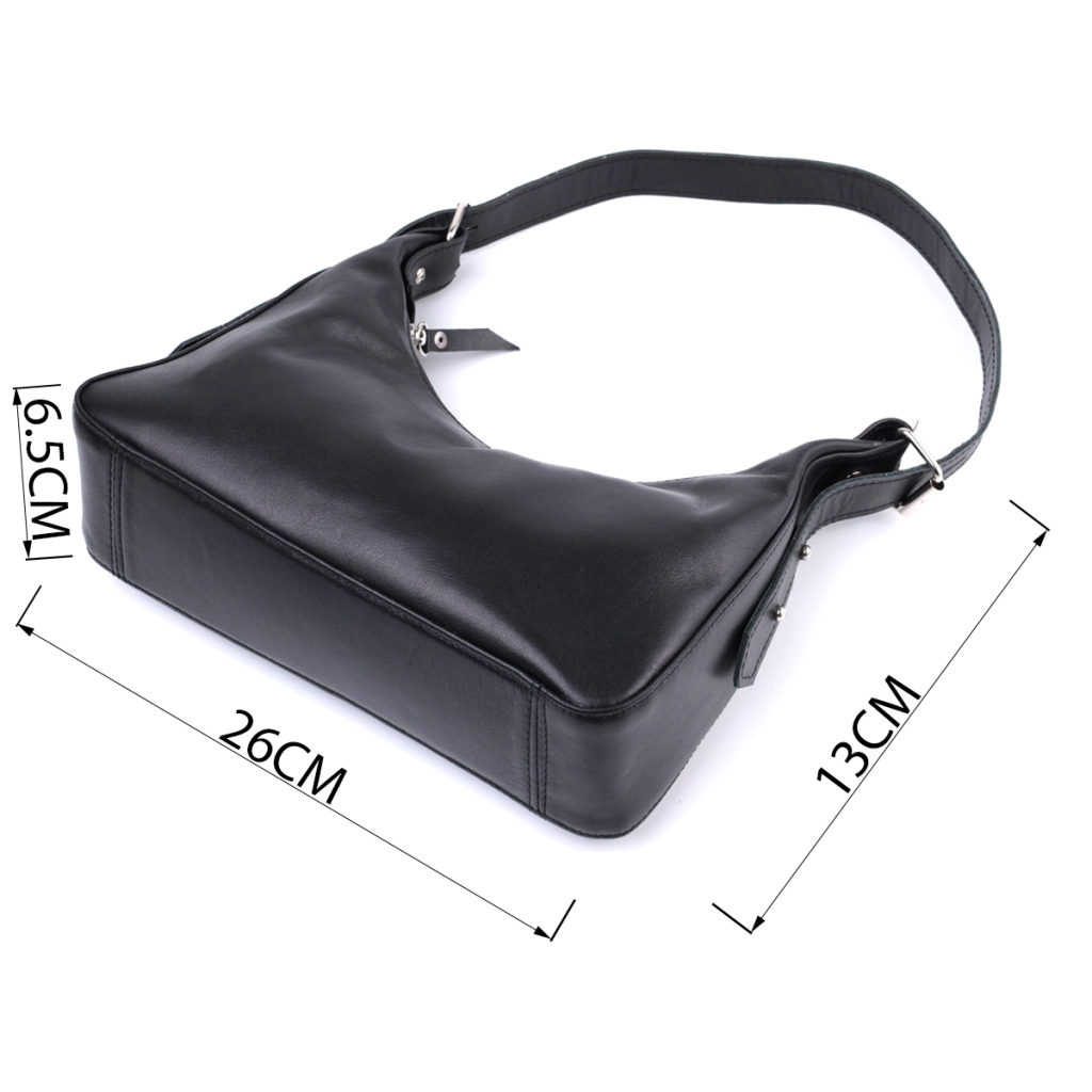 Сумка Shvigel З натуральної шкіри Чорна (22834) - зображення 3