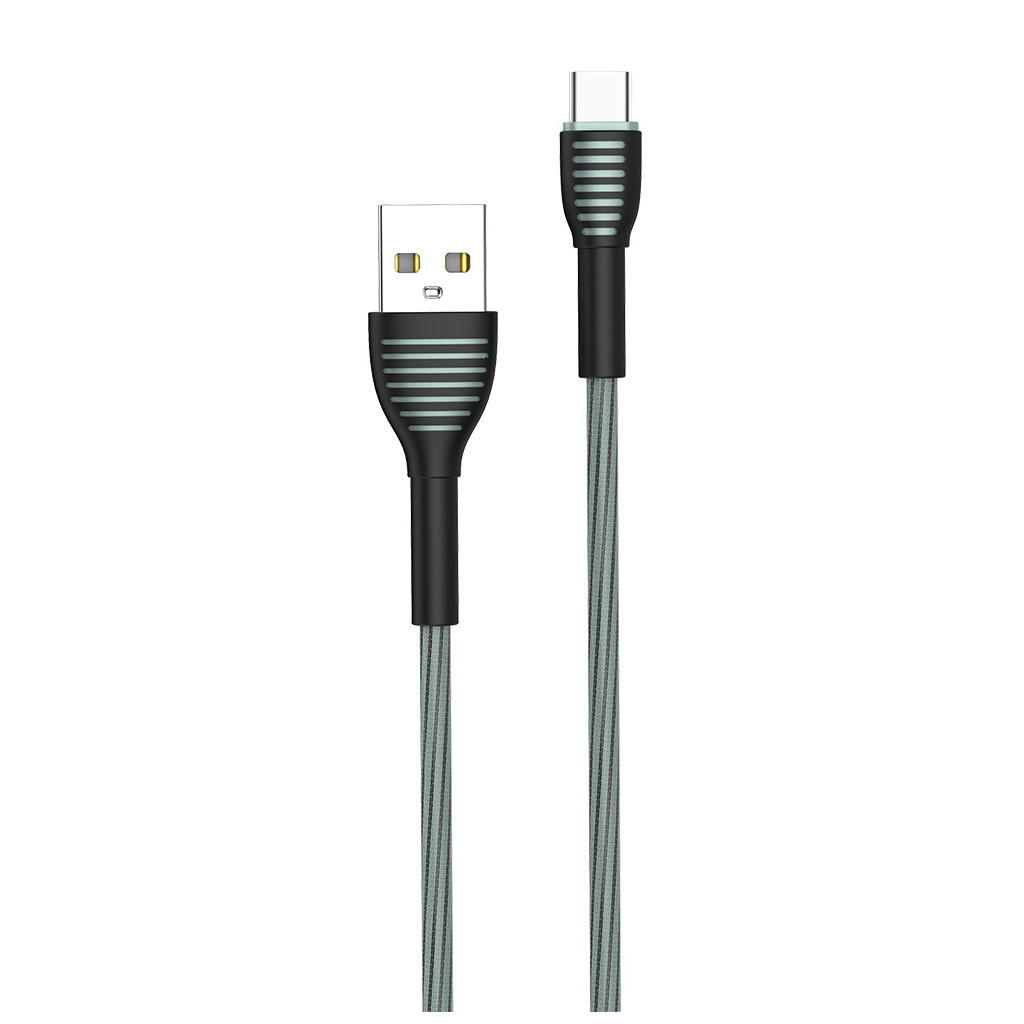 Дата кабель USB 2.0 AM to USB-C 1.0m ColorWay (CW-CBUC041-GR) - зображення 4
