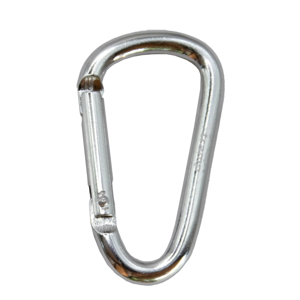 Карабін туристичний Tramp Набір 10 шт без муфти 6 cм Silver (UTRA-300-silver) - изображение 1