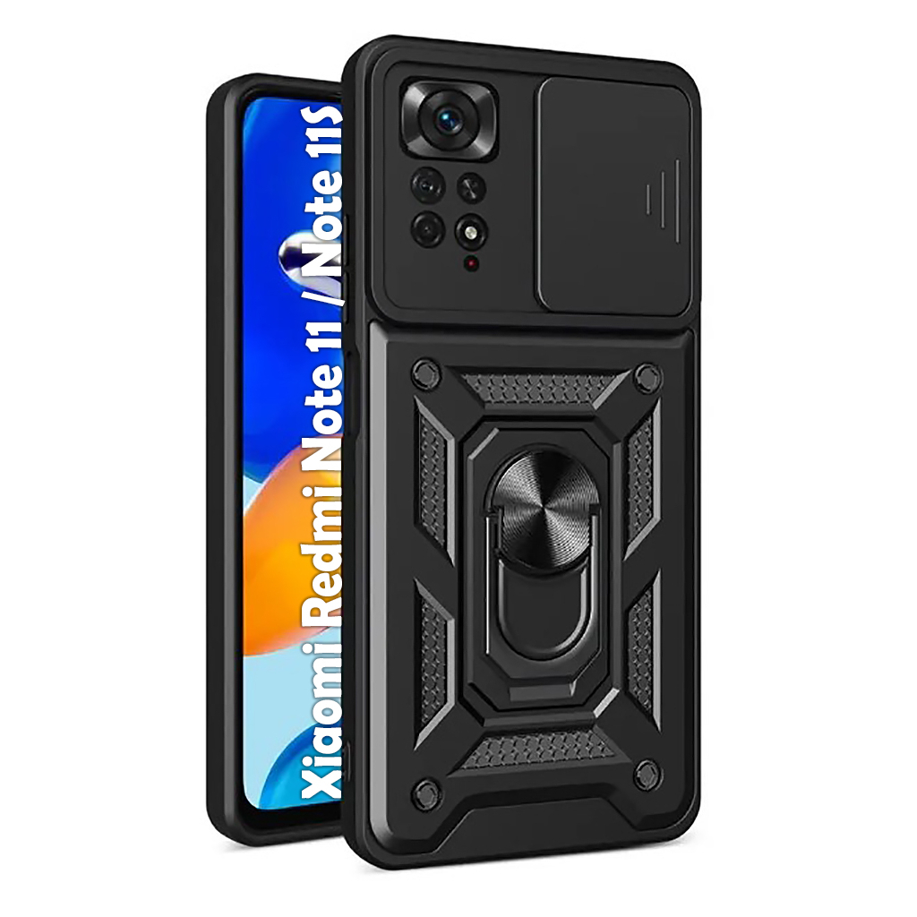 Чохол до мобільного телефона BeCover Military Xiaomi Redmi Note 11 / Note 11S Black (707413) - зображення 1