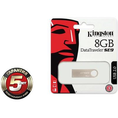 USB флеш накопичувач Kingston 8Gb DataTraveler SE9 (DTSE9H/8GB) - зображення 2