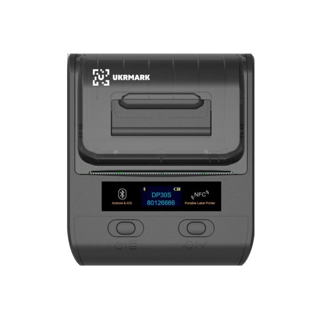 Принтер етикеток UKRMARK DP30BK, USB, Bluetooth, рулони 20-80 мм (900541) - зображення 1