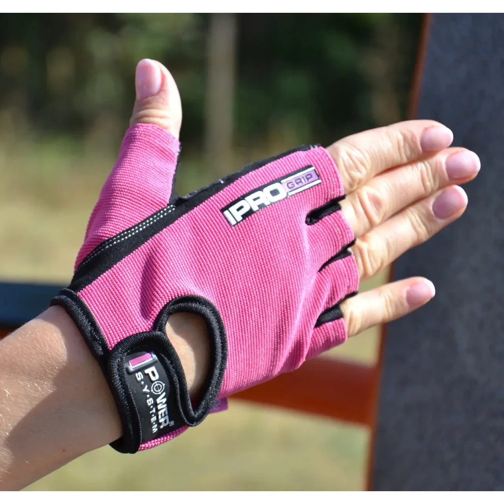 Рукавички для фітнесу Power System PS-2250 Pro Grip жіночі Pink M (PS-2250_M_Pink) - зображення 2
