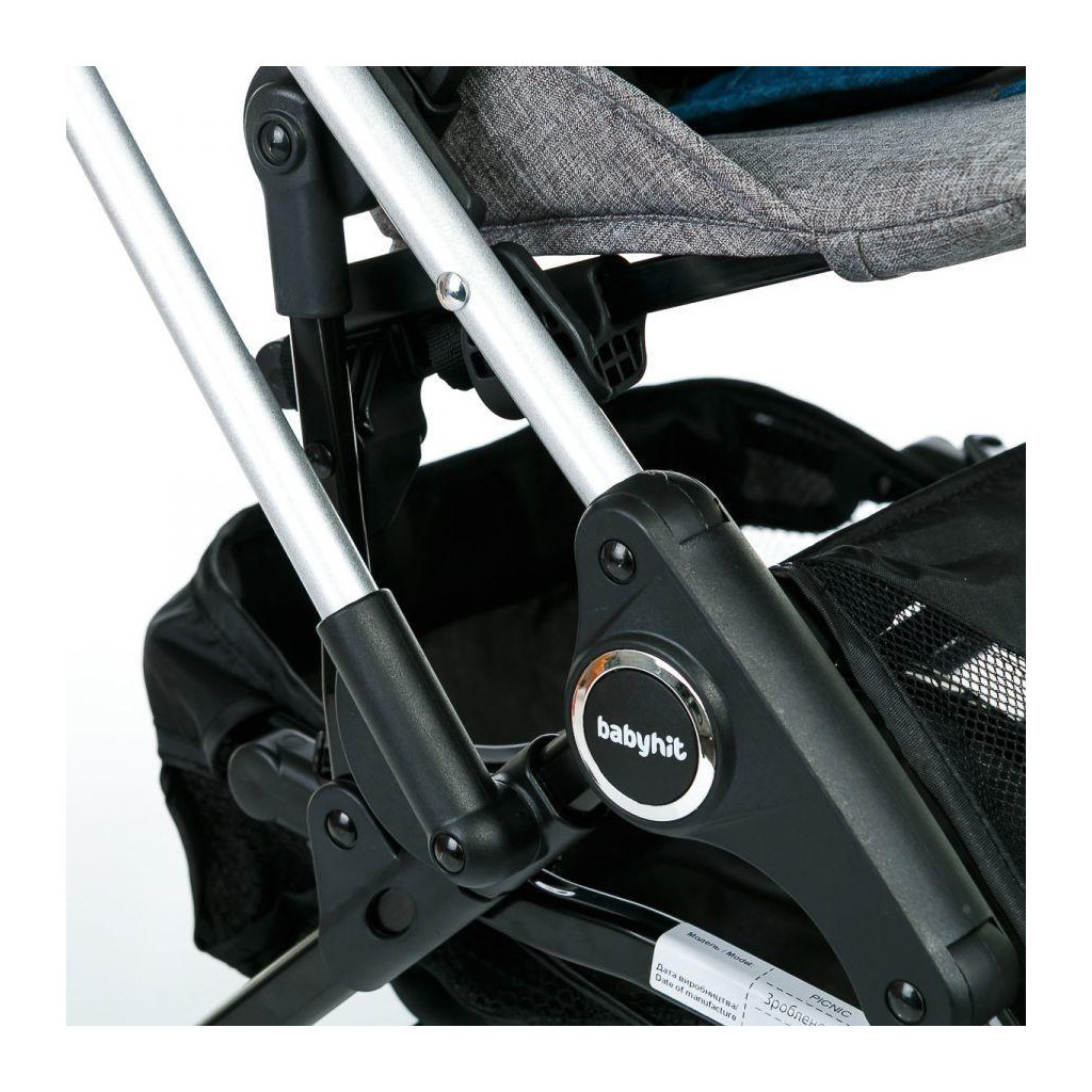 Коляска BabyHit Picnic Blue-Grey (69693) - зображення 9