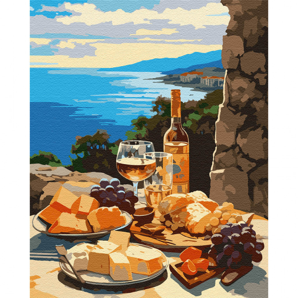 Картина по номерам Santi Вечеря біля моря 40х50 см (954772) - зображення 1