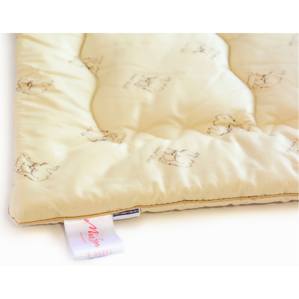 Ковдра MirSon вовняна Gold Camel Hand Made №173 літо 140x205 см (2200000460691) - зображення 3