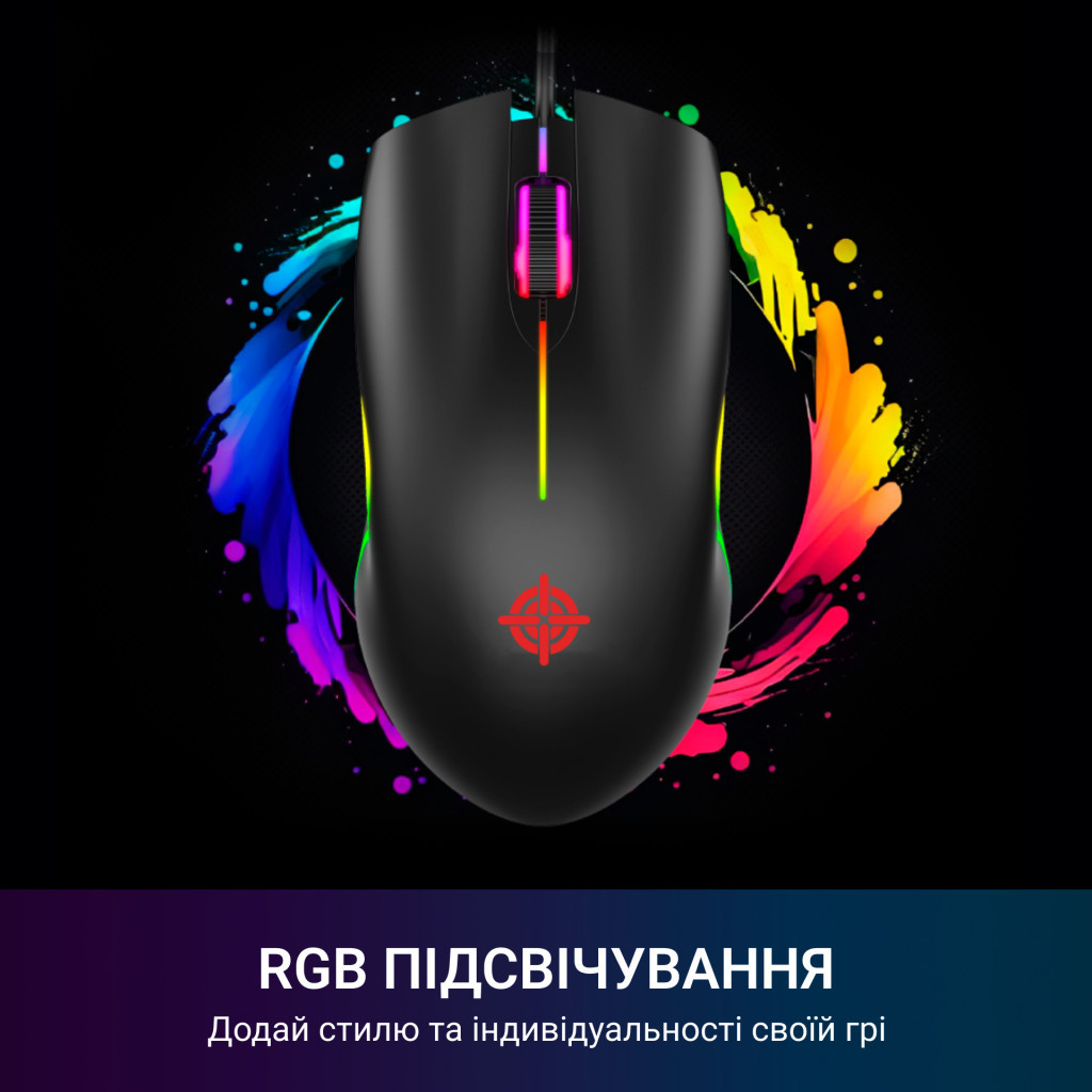 Мишка GamePro GM117 USB Black - зображення 4