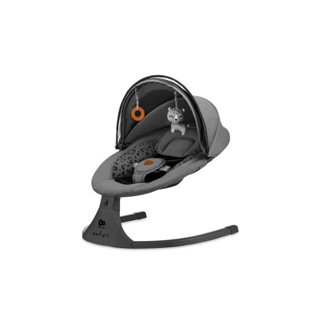 Крісло-гойдалка Kinderkraft Lumi 2 Dark Grey (5902533925025) - зображення 1