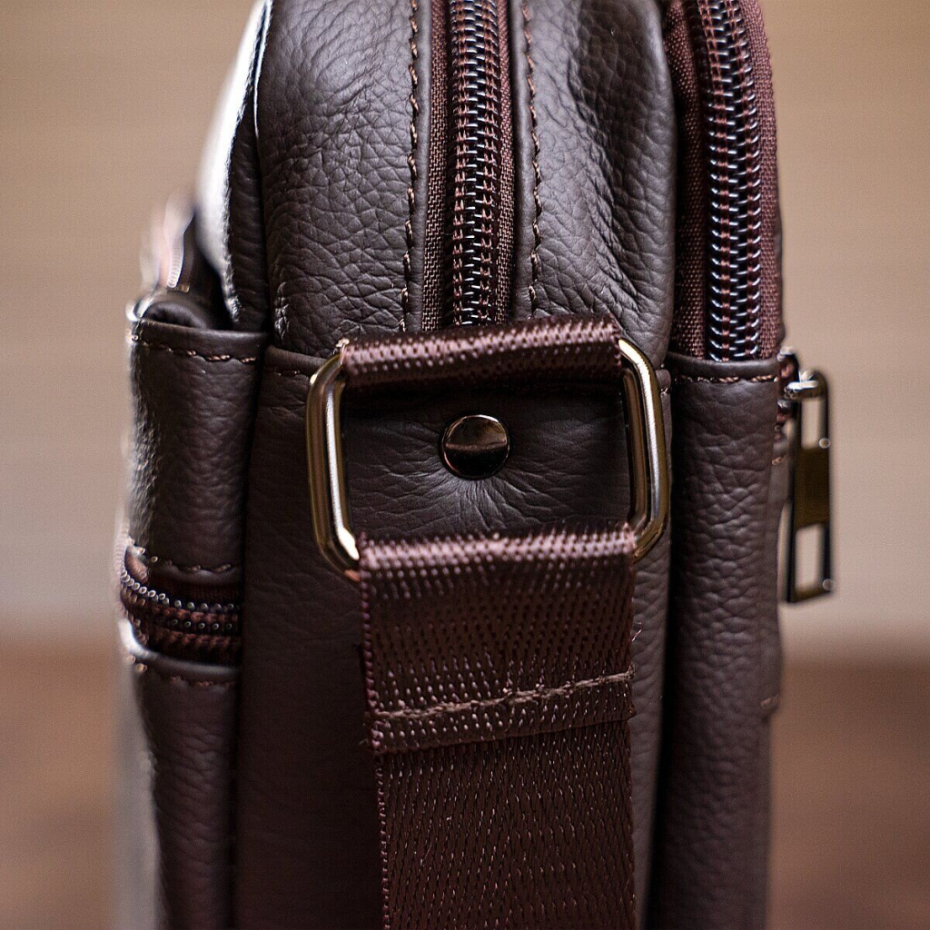 Сумка Vintage Коричнева (14746) - зображення 9