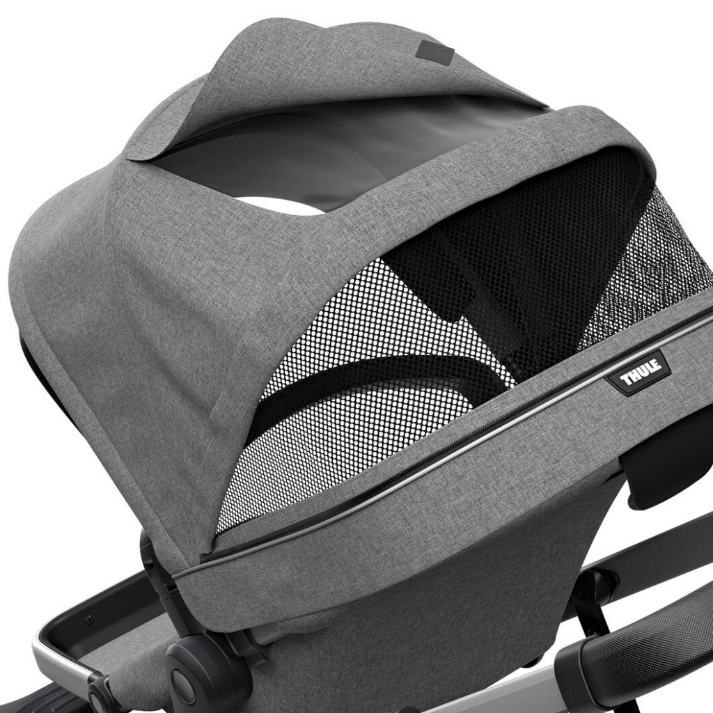 Коляска Thule 2 в 1 Sleek с люлькою Black on Black (TH 11000006) - зображення 5