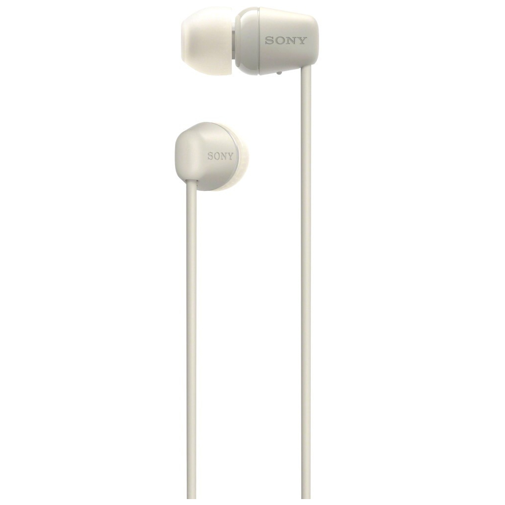 Навушники Sony WI-C100 Beige (WIC100C.CE7) - зображення 2