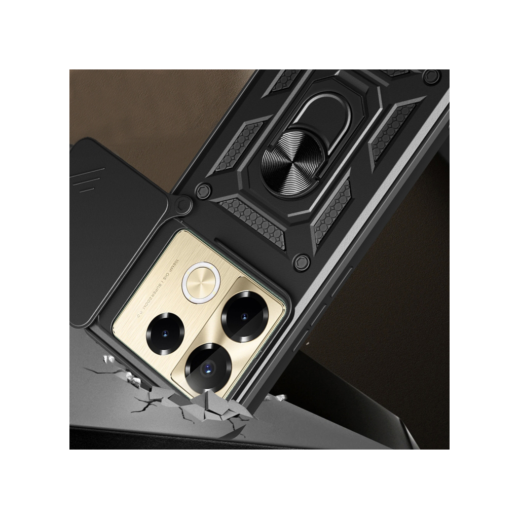 Чохол до мобільного телефона BeCover Military Infinix Note 40 Pro (X6851) Black (712160) - зображення 3