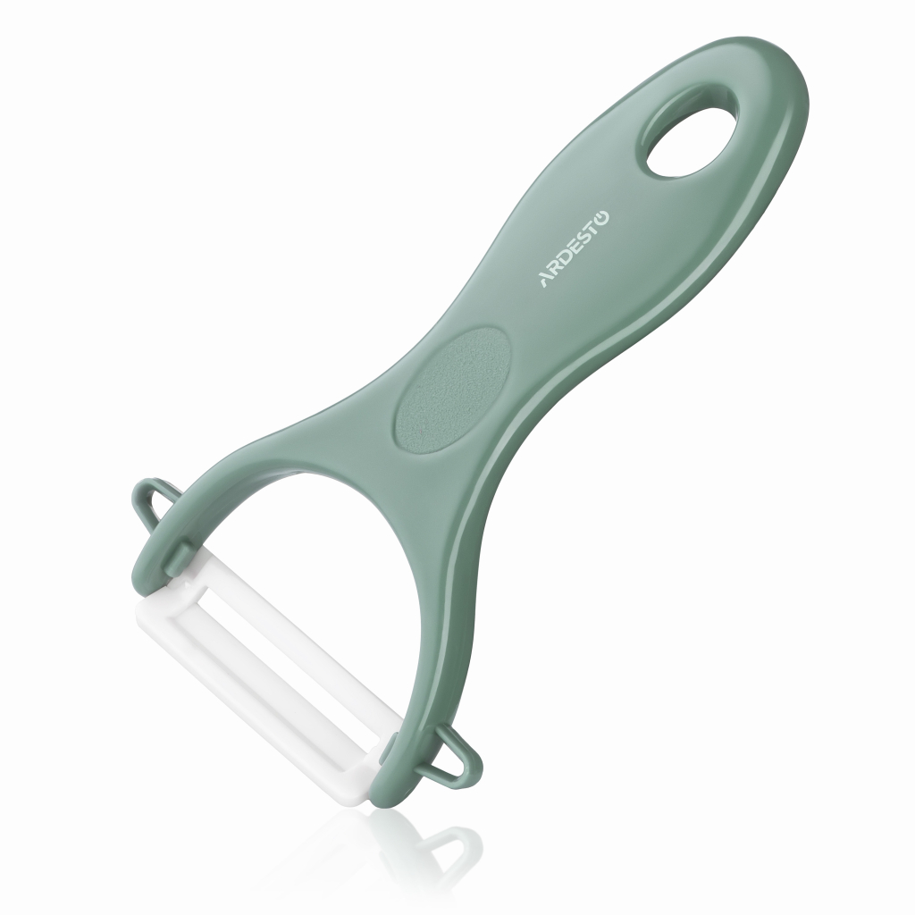 Овочечистка Ardesto Fresh, кераміка, пластик, зелений (AR8340GR) - зображення 2