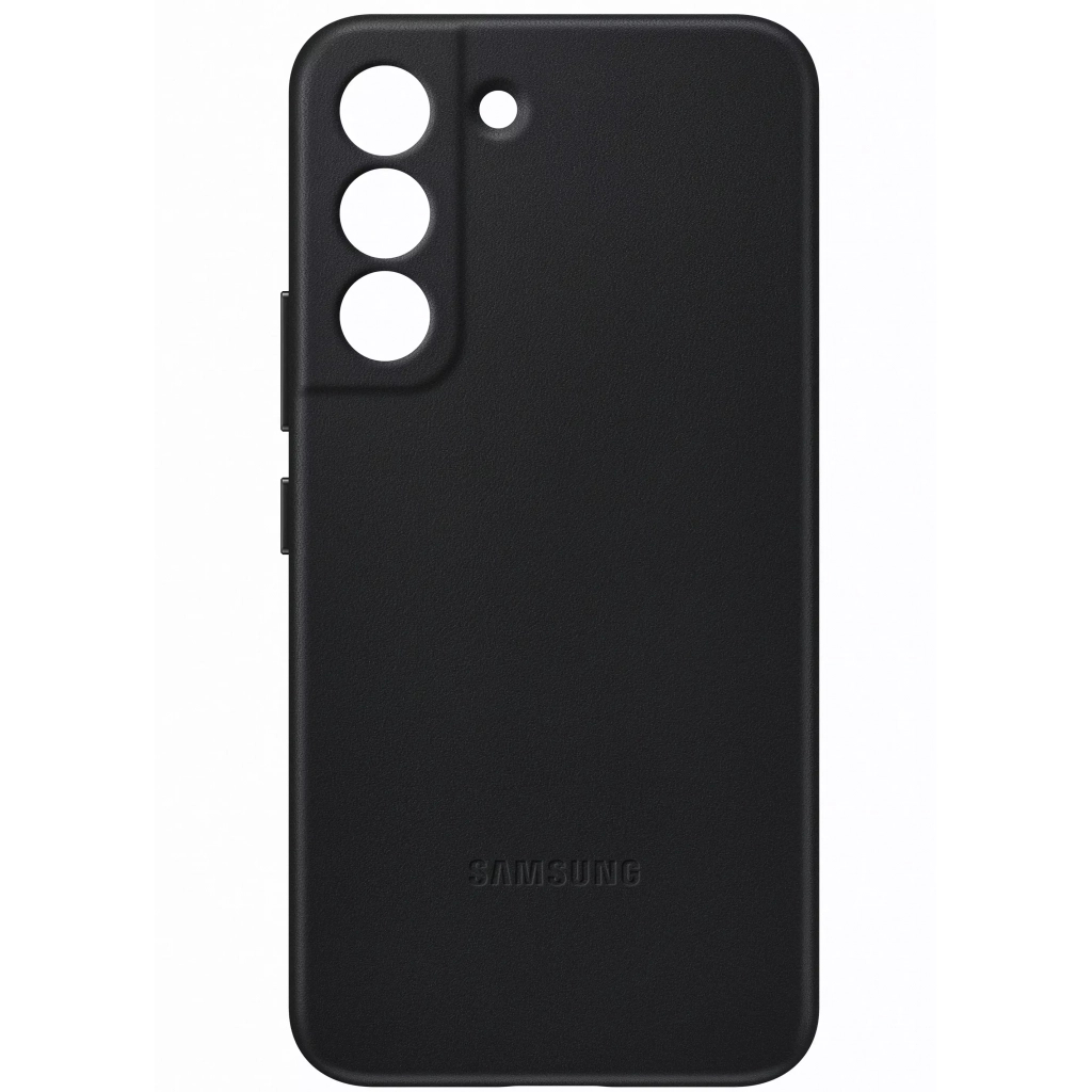Чохол до мобільного телефона Samsung Leather Cover Galaxy S22 Black (EF-VS901LBEGRU) - зображення 2
