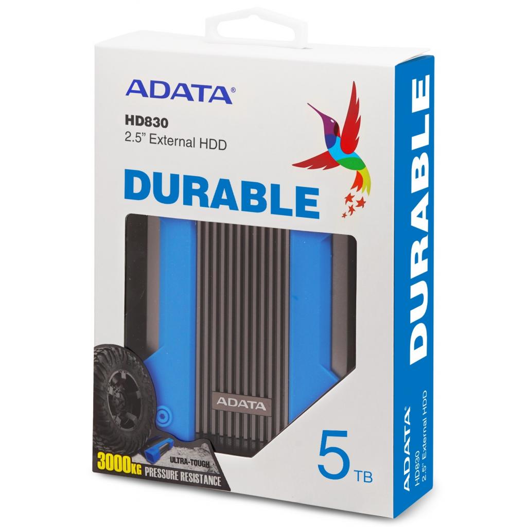 Зовнішній жорсткий диск 2.5" 5TB ADATA (AHD830-5TU31-CBL) - зображення 4