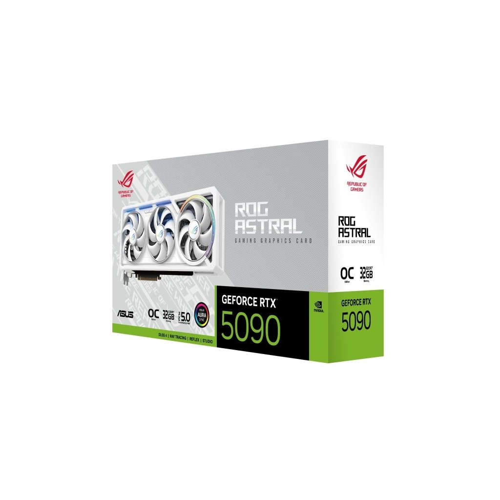 Відеокарта ASUS GeForce RTX5090 32GB ROG ASTRAL OC WHITE (ROG-ASTRAL-RTX5090-O32G-WHITE) - зображення 8