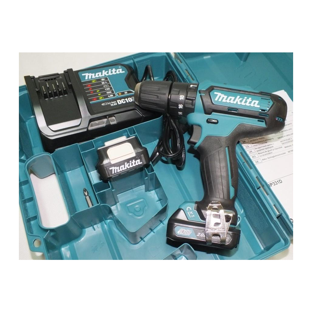 Шуруповерт Makita CXT Slider, 4Аг х 2шт, кейс, 30 / 14Нм (HP331DSME) - зображення 3