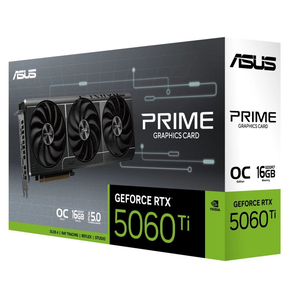 Відеокарта ASUS GeForce RTX5060Ti 16Gb PRIME OC (PRIME-RTX5060TI-O16G) - зображення 10