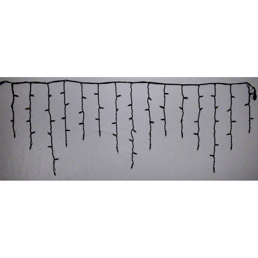 Гірлянда Delux ICICLE 75LED 2x0.7 м Білий flash Жовтий/Чорний IP44 (90015183) - зображення 3