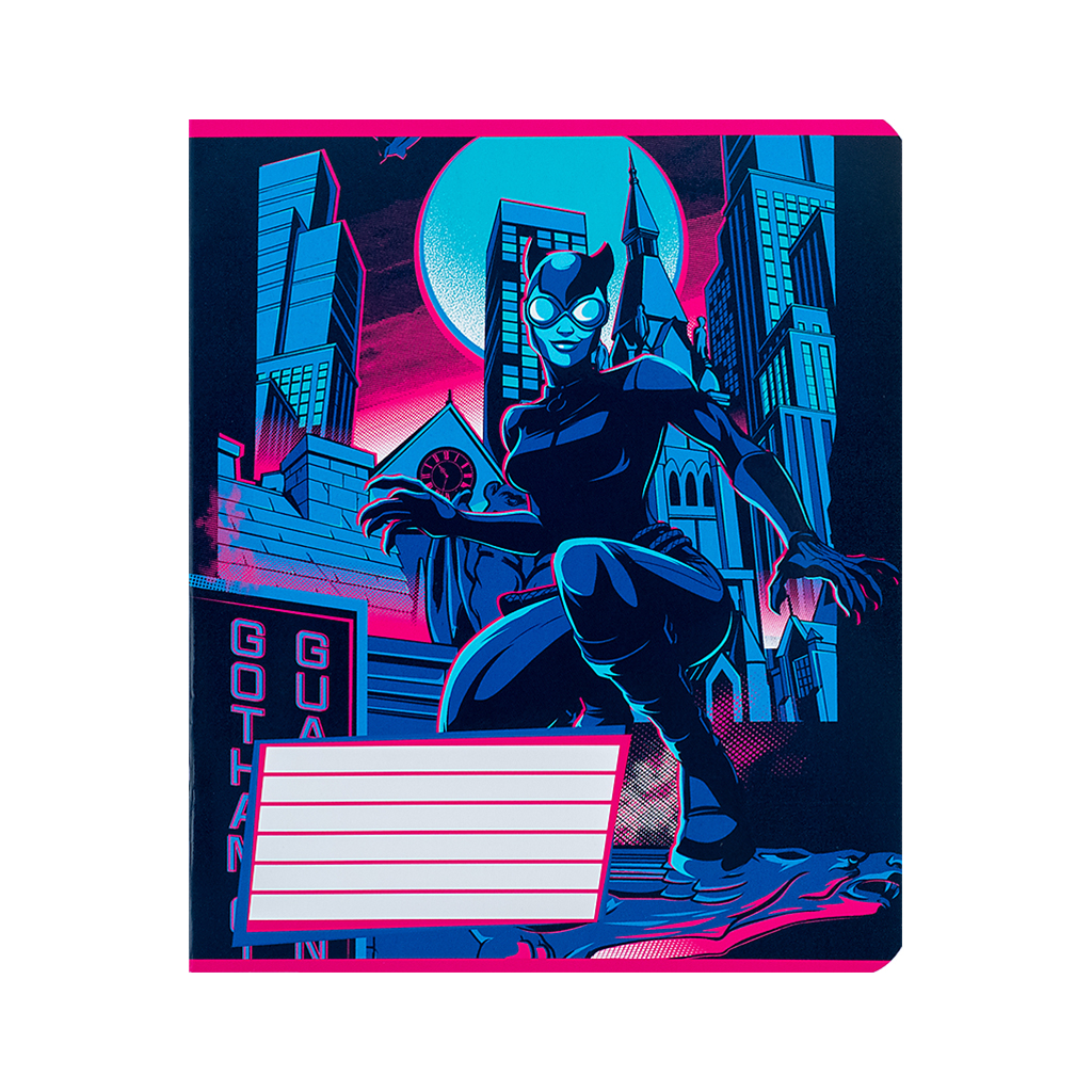 Зошит Kite DC Comics 18 аркушів, лінія (DC24-237) - зображення 6